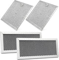 Microwave Oven Charcoal and Grease Filter Kit Replacement for Samsung Model ME19R7041FS/AA ME19R7041FT/AA ME19R7041FB ME19R7041FB/AA ME19R7041FS 4 Pack