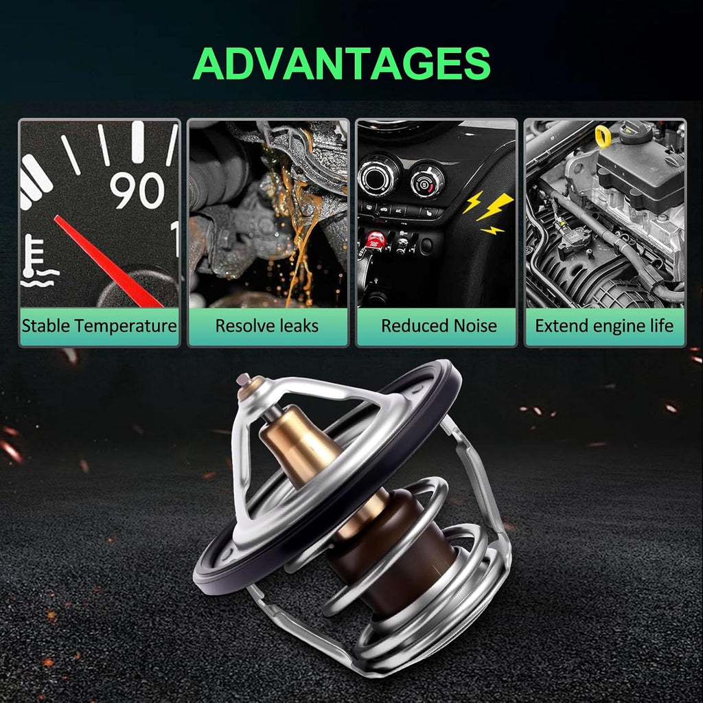SCITOO Engine Coolant Thermostat Housing Fit for Saab for 9-2X
