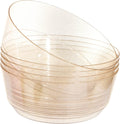 8 Pack Gold Glitter Serving Bowls for Buffet