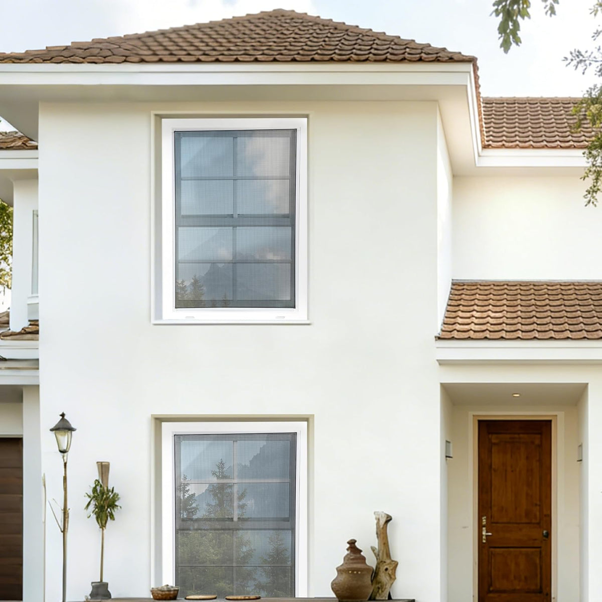 36" x 56" Vinyl Double Hung Window, White