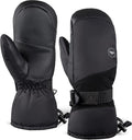 Ski Mittens - Waterproof Mittens for Men & Women - Insulated Winter Gloves - Palm Grip Skiing Accessories