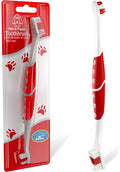 Pet Toothbrush for Dogs, Cats with Soft Bristles - Easy Teeth Cleaning & Dental Care, Non Slip Dual Head Dog