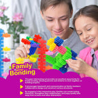 STEM Building Blocks Toys for Kids – Educational and Safe Gear Interlocking Construction Playset – Develop Creativity