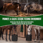 Mesh Horse Feed Bag – Portable Hay Bucket with Adjustable Strap, Durable & Breathable, Reduces Feed Waste for