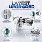 RSENS Magnetic Dryer Vent Kit, 4 Inch 90 Degree Quick Connect Vent Hose