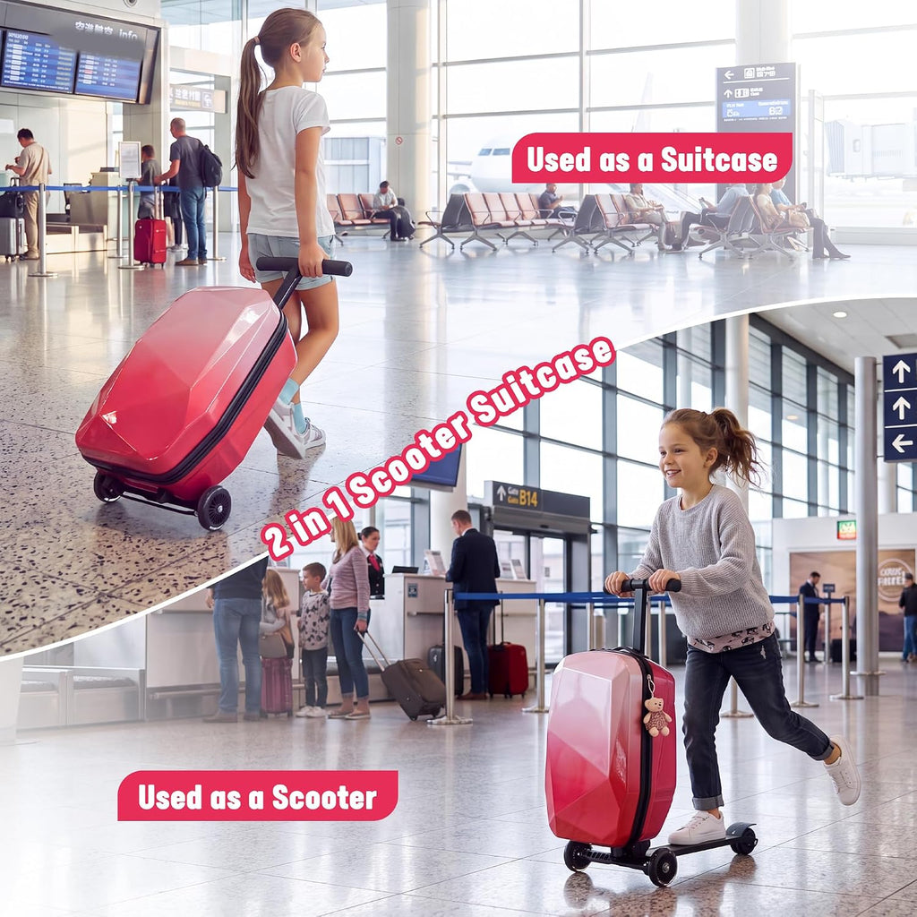 2 in 1 Ride on Scooter Suitcase