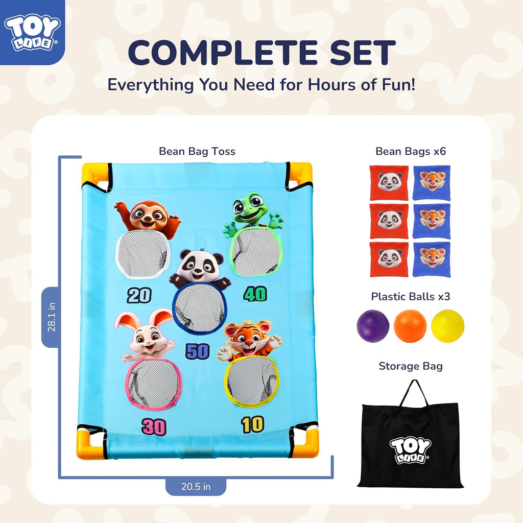 Bean Bag Toss Game, Carnival Party Games, Cornhole Set for Kids Outdoor Games, Outside Toys for Kids Ages 4-8, Yard