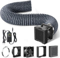 Adjustable Ventilation Kit for 3D Printer Enclosure | Fan Fume Exhaust Pipe Kit with Filter & Powerful Exhaust Fan