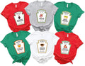 Halloween Matching Shirts, Halloween Party Condiments Group Tshirts, Family Group Costumes for Adults, Kids, Friends