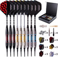 Darts Plastic Tip 9 Pcs 18 Grams Professional Soft Tip | Darts Set for Electronic Dartboard with 50 Extra Tips 9