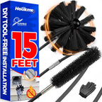 Dryer Vent Cleaner Kit - 15Ft Flexible Lint Brush for Deep Cleaning