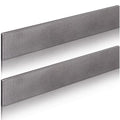 2 Pcs 2 x 1/4 x 12 Inch Steel Flat Bar Metal Hot Rolled Steel Plate | 6mm x 50mm x 305mm Flat Plate Solid Plain Metal