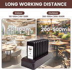 Restaurant Pager System, Buzzers for Restaurants, 10 Buzzers