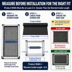 47in x 10ft Black 304 Stainless Steel Window Screen Mesh Roll