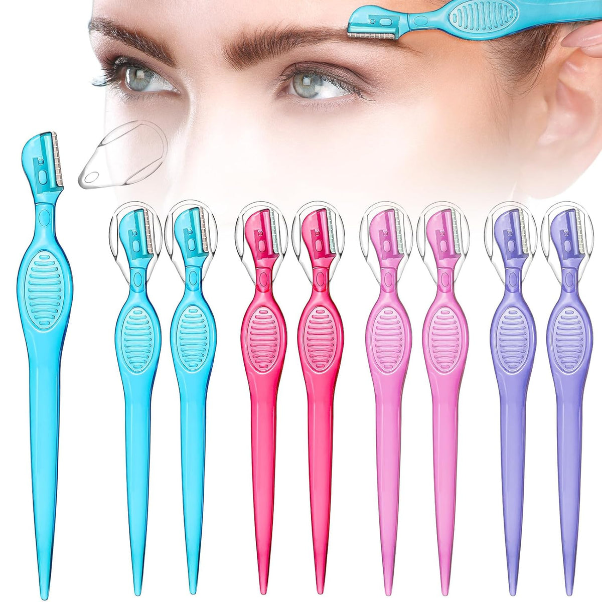 8 Pcs Eyebrow Razor for Women Small Face Razors Shaver Trimmer
