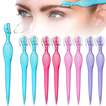 8 Pcs Eyebrow Razor for Women Small Face Razors Shaver Trimmer