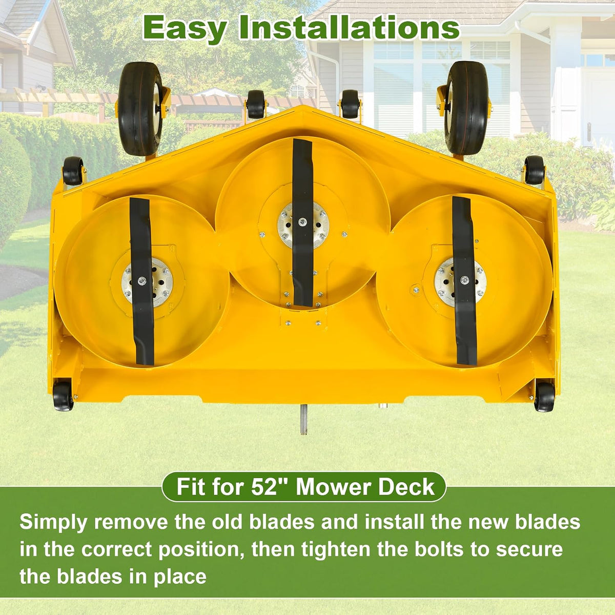 04771200 Lawn Mower Blades Fit for ARIENS/Gravely 52" Deck Zero Turn Mowers