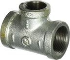 LDR Industries LDR 311 RT-1134 Galvanized Reducing Tee, 1-Inch X 3/4-Inch, No Size, No Color
