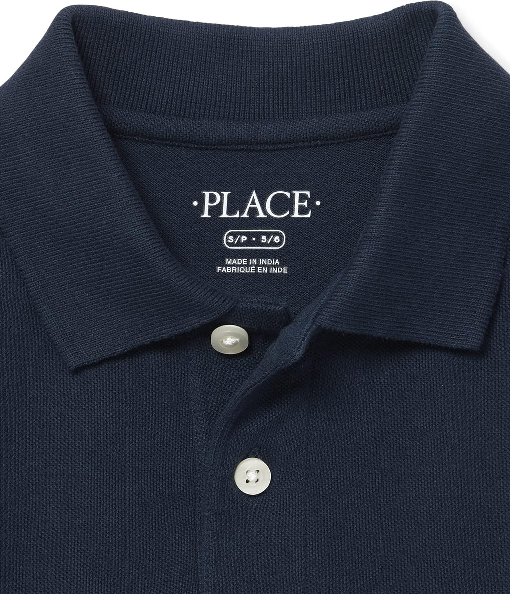 Boys' Short Sleeve Pique Polo, 10 Pack