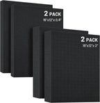 Dual-Thickness Case Foam Insert Kit 4PCS (2PCS 16x12x2" + 2PCS 16x12x0.4") - Pick and Pluck Protective Layer for Tool