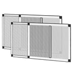 Adjustable Window Screen for Windows, 2-Way Use for Horizontal & Vertical Windows, Expandable Window Screen with