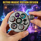 RPG Dice Set,7Pcs Alchemist's Metallic Elixir Dice with Spinning Chalice