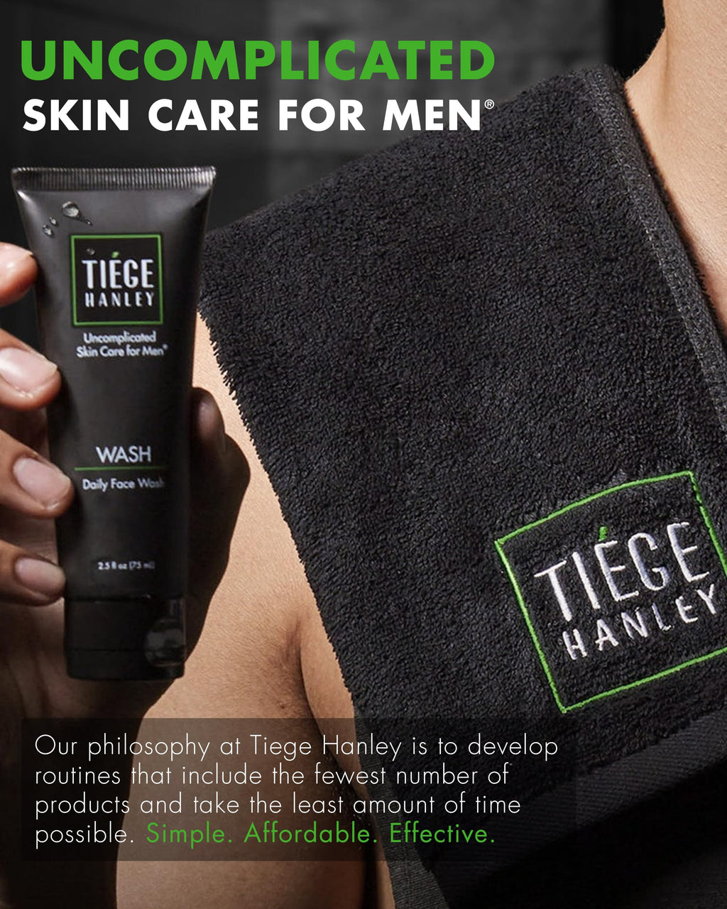 Advanced Men's Skin Care Set, 30-Day, 5 Piece Kit