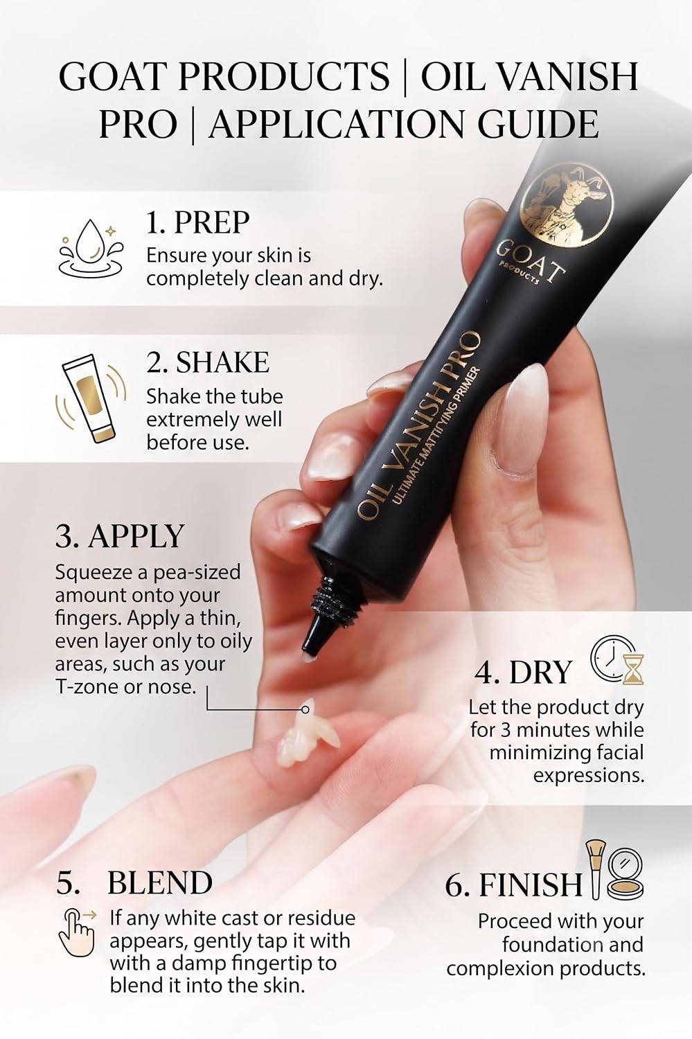 Oil Vanish Pro - Oil Control Mattifying Face Primer, Pore Minimizing, 1 fl oz
