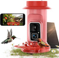4K Hummingbird Feeder with Camera,No Subscription,Solar Powered