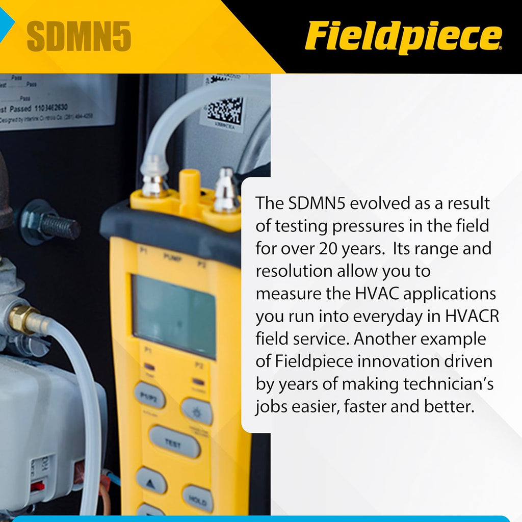 Fieldpiece Dual-Port Manometer - SDMN5