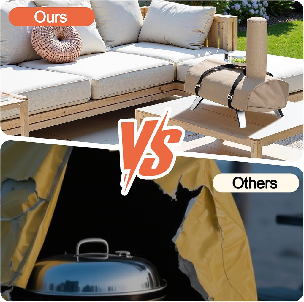 Outdoors 12Inch Pizza Oven Cover, Heavy Duty Waterproof and Weather Resistant Oxford Fabric Covers