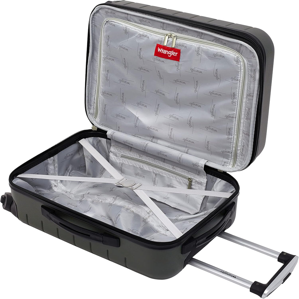 Smart Spinner Hardside Luggage, 2 Piece Set, Deep Depths