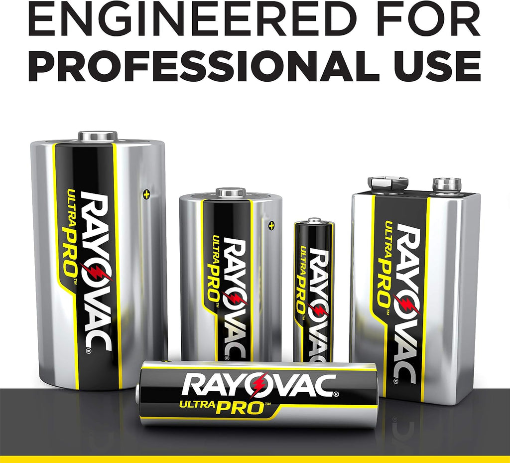 9V Batteries, Ultra Pro Alkaline 9V Cell Batteries (6 Battery Count)
