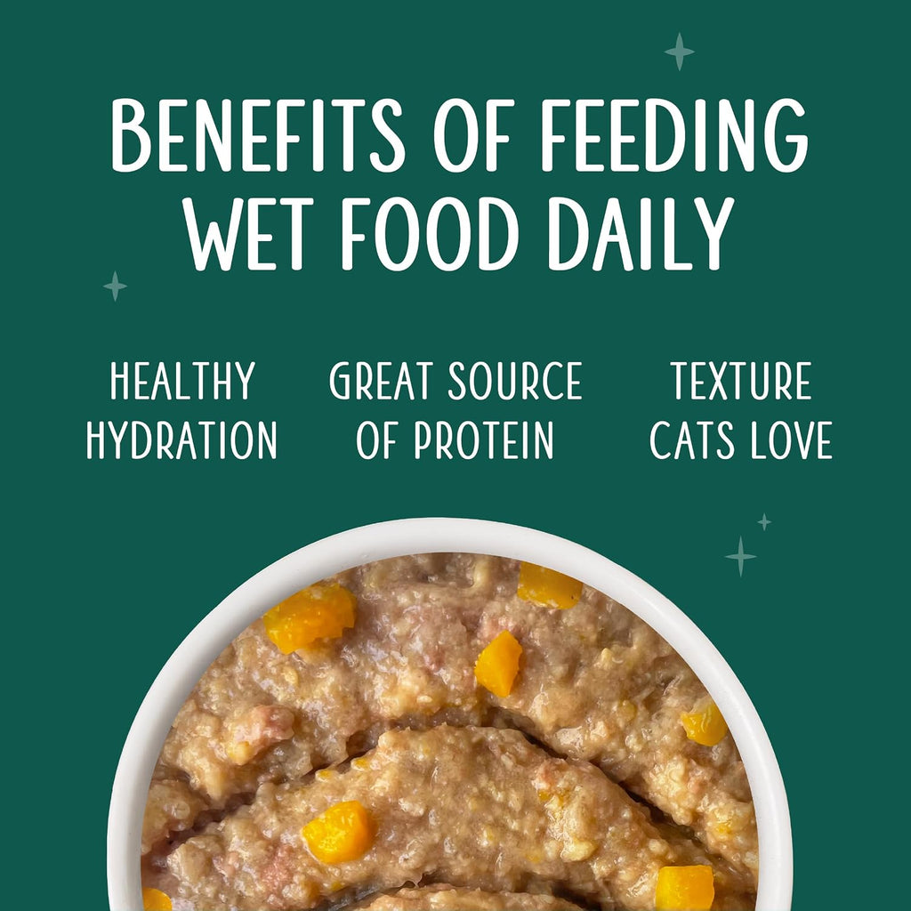 Senior Cat Food, Chicken in a Hydrating Purée, 3oz Can, Pack of 12