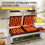 Commercial Panini Press Grill, 3600W Electric Sandwich Panini Maker