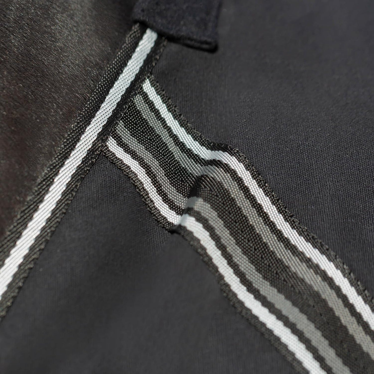 Fryd 100% Cotton Stable Blanket for Horses | No Fill - Black - 80 in