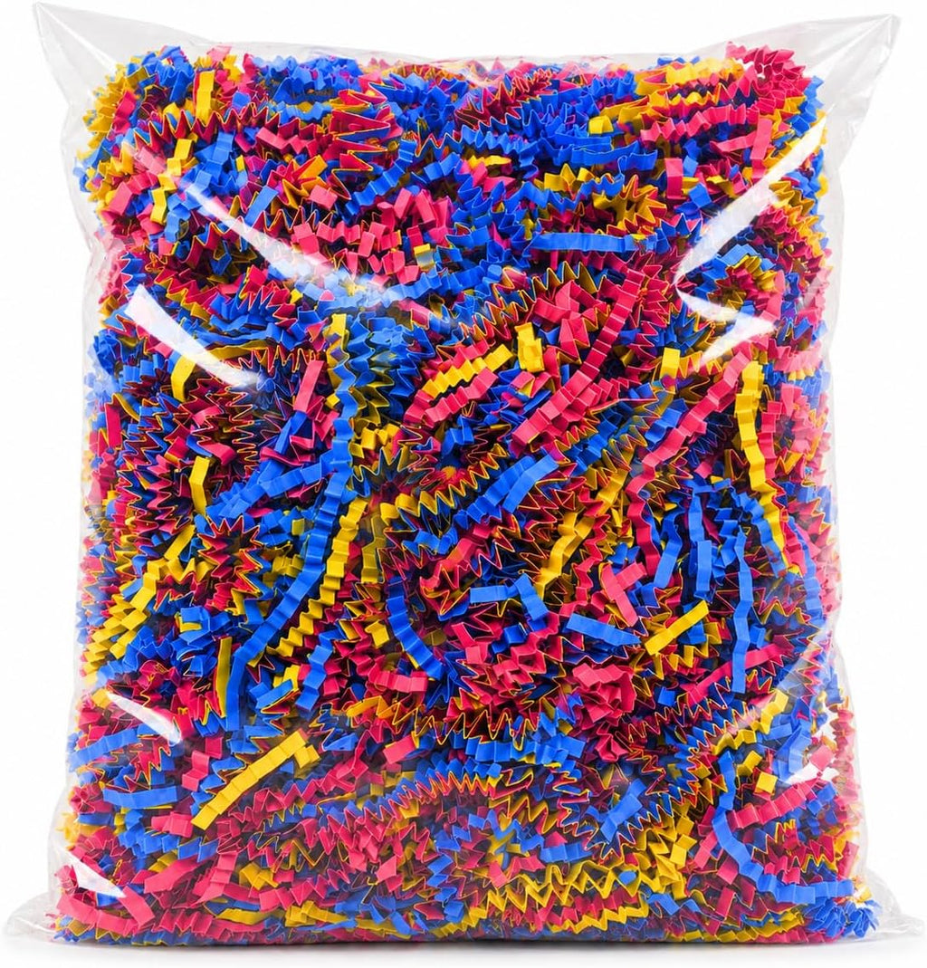 1654 Crinkle Shred Paper Multicolored