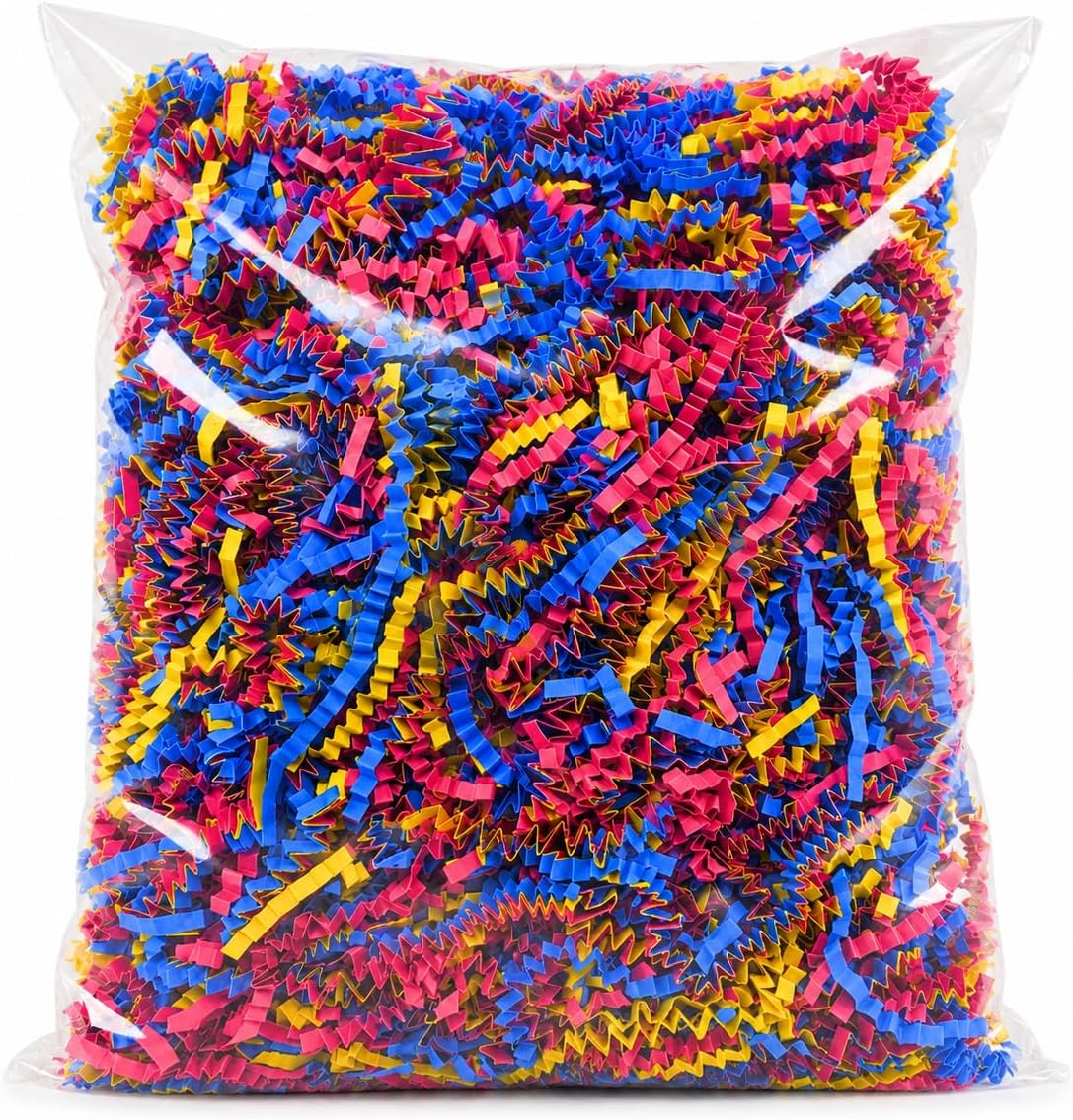 1654 Crinkle Shred Paper Multicolored