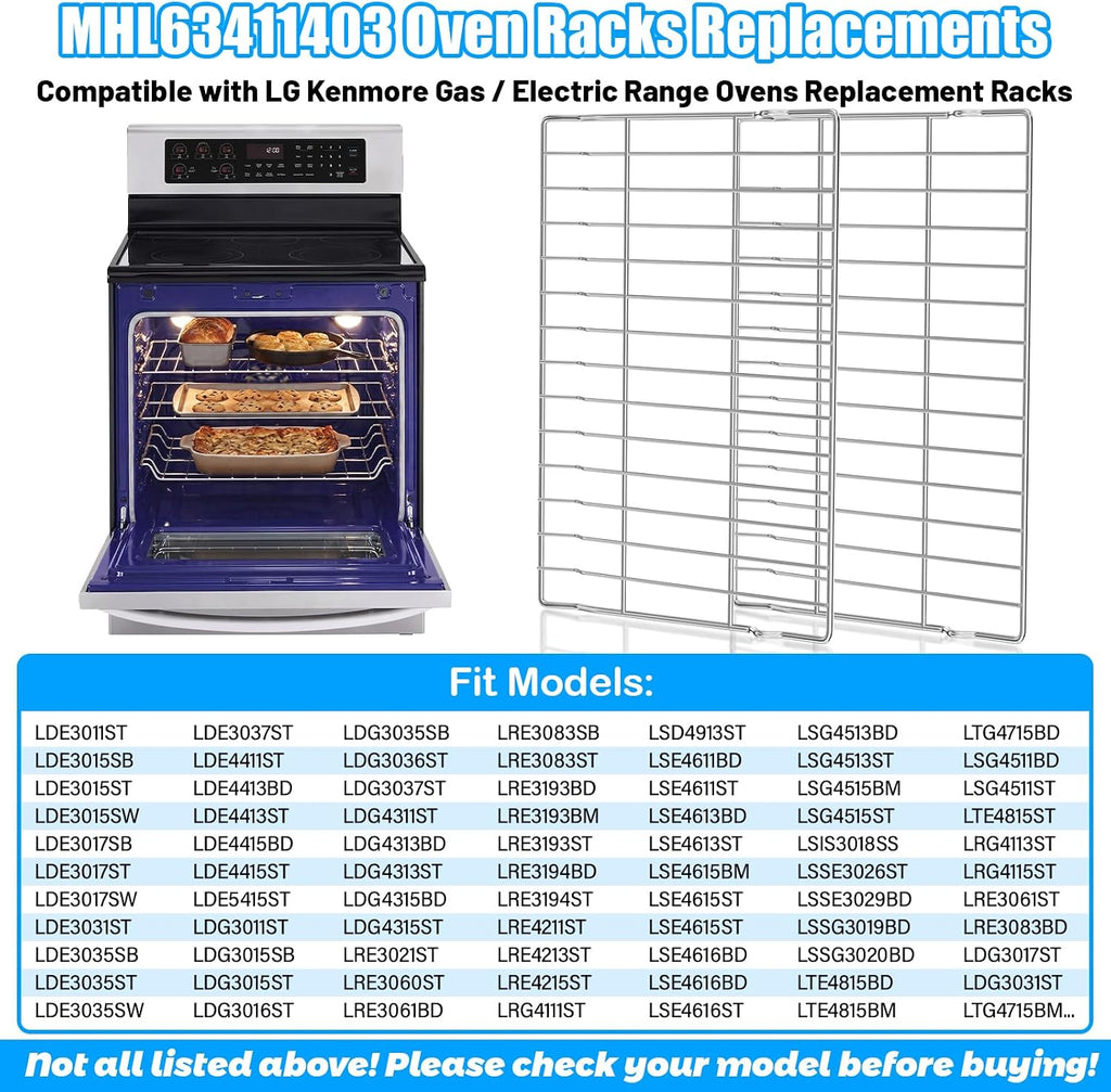 Upgraded MHL63411403 Oven Rack Replacement for LG Range Oven Rack Parts