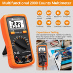 Neoteck Auto-Ranging Digital Multimeter with Backlit LCD,2000 Counts