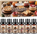 Bakery Essential Oils Set,Dessert Fragrance Oil for Candle & Soap Making | 6 Premium Scented Oils for Diffusers