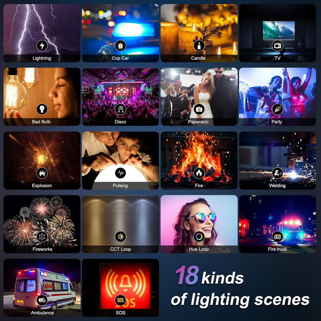 GVM RGB Photography Lighting Kits with 2 Softboxes, 880RS 60W Studio Lights with Bluetooth Control, 2 Packs Video