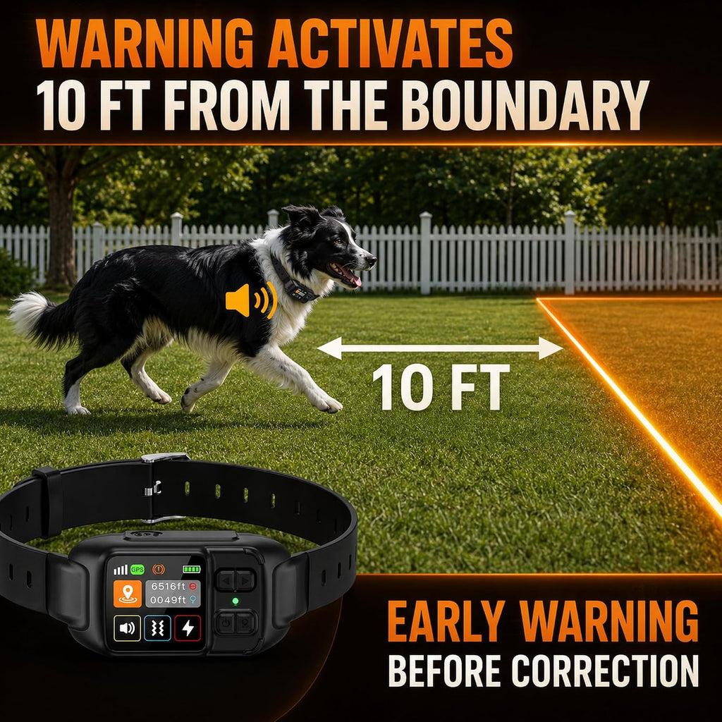 GPS Dog Collar Fence System, Wireless Dog Fence System