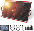 100W Portable Foldable Solar Panel Kit with Charge Controller | Folds to 18.9 x 26 in and weighs 5.3 lb; USB ports;
