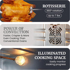 ETO4510B# French Door Convection Oven 47.5Qt, Stainless Steel
