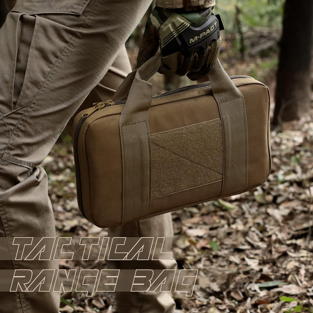 Tactical Pistol Gun Case, Padded Handgun Case Double Pistol Wallet Handgun Pistol Soft Cases Rectangle Handguns Pouches