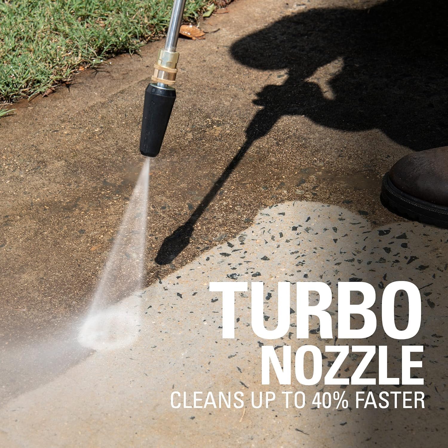 2000 PSI 1.2 GPM Pressure Washer (Open Frame GPW2003) GPW2003 & 12" (in.) Surface Cleaner Pressure Washer Attachment