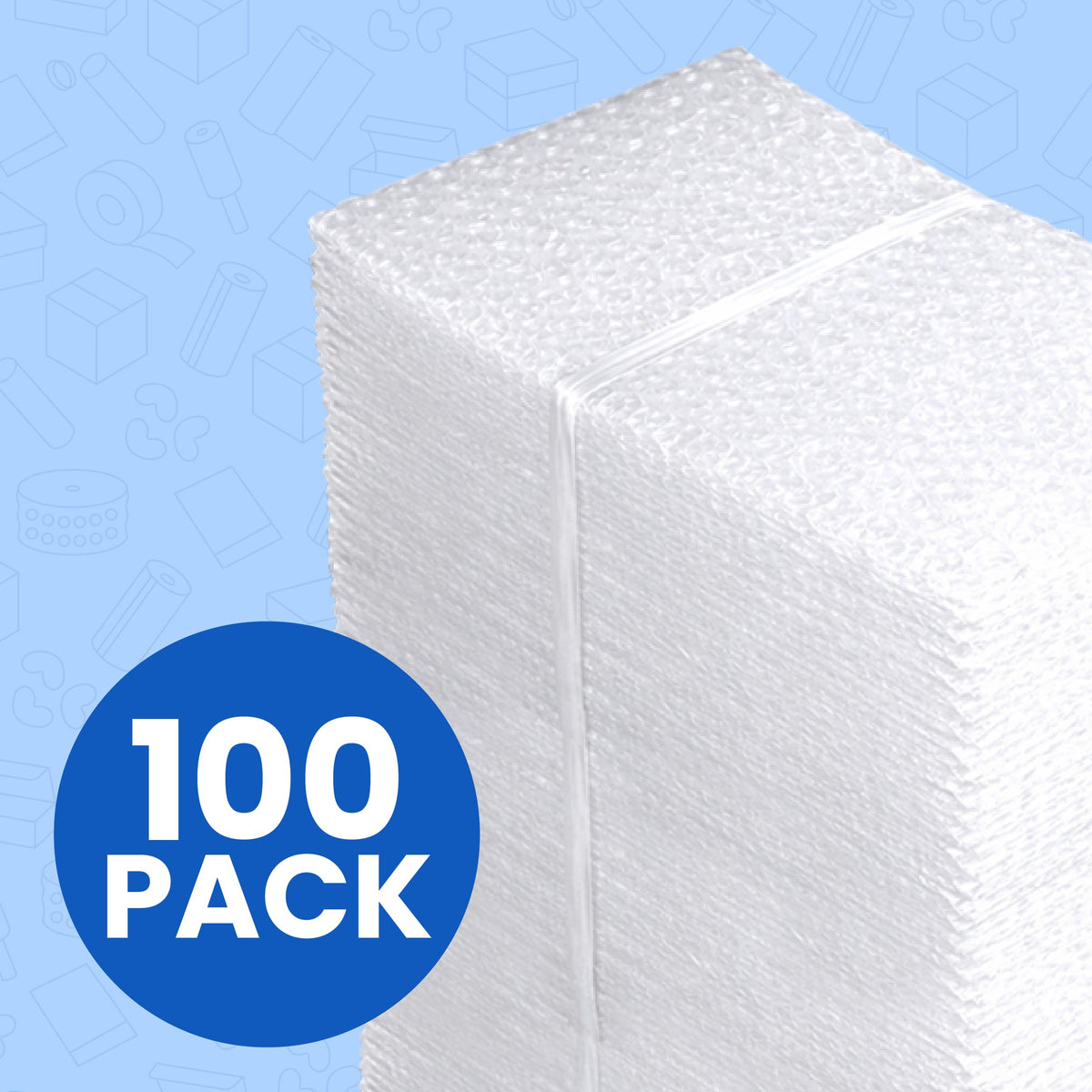 12x11.5" Clear Self-Sealing Bubble Out Bag Pouches, 100 Pack