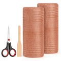 8" x100ft Pure Copper Mesh Rodent Control, Hole Filler for Mice & Rats | Ideal For Slug, Snail, And Mice Control.