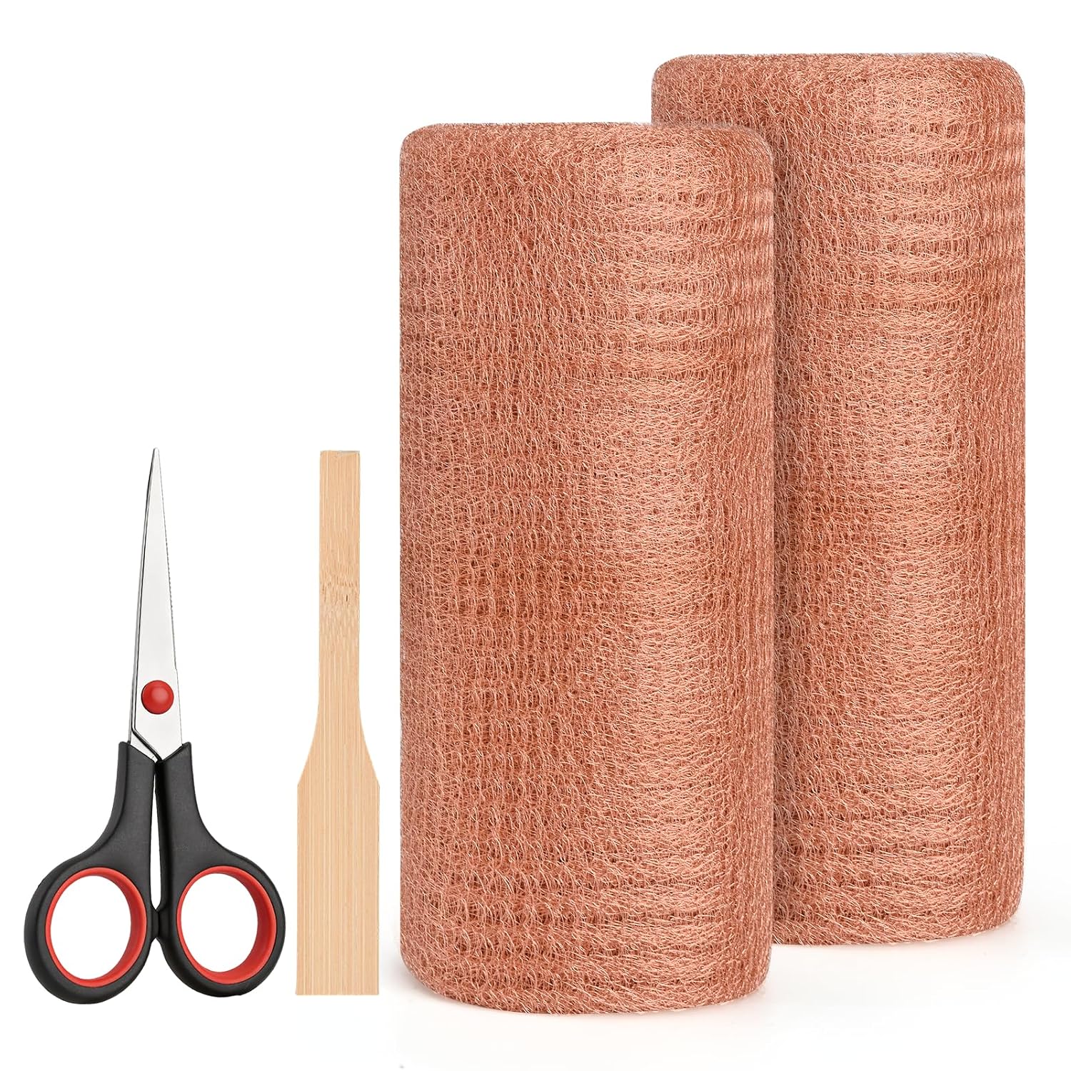 8" x100ft Pure Copper Mesh Rodent Control, Hole Filler for Mice & Rats | Ideal For Slug, Snail, And Mice Control.